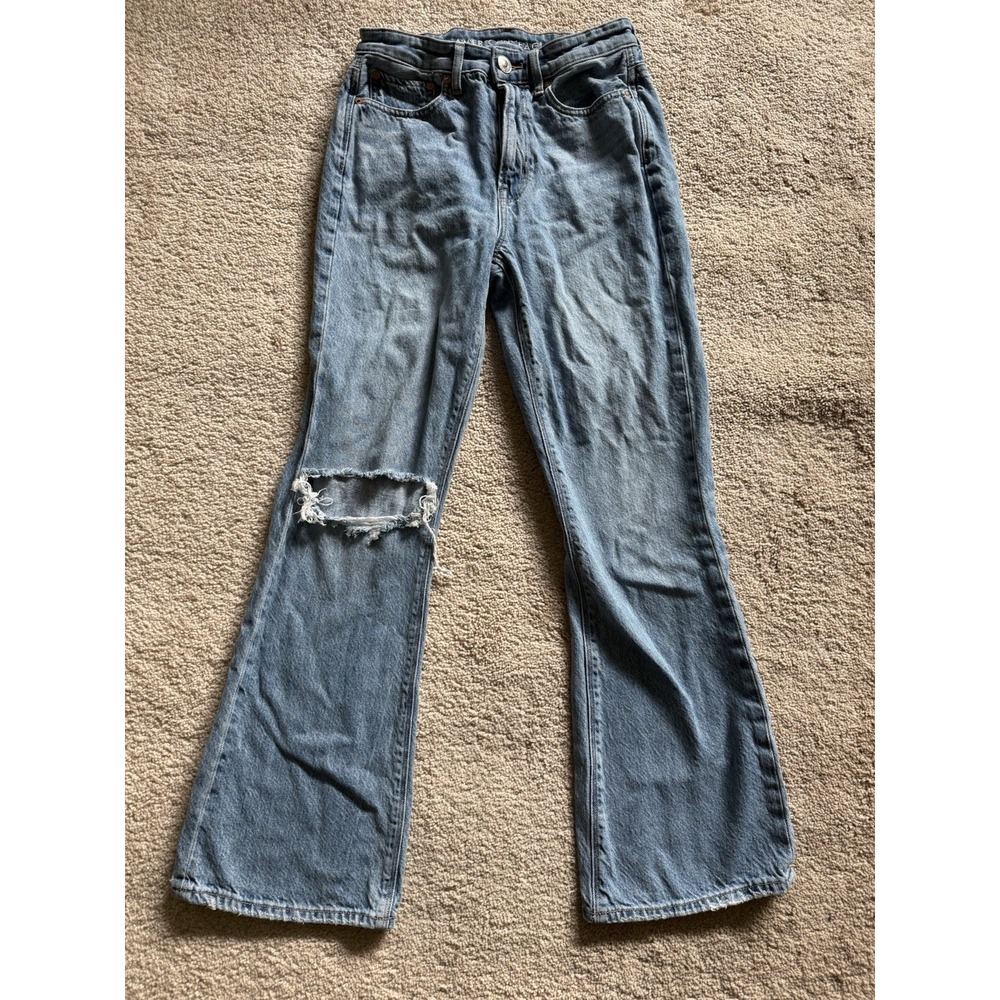 American Eagle Outfitters Highest Rise 90's Flare Jeans Size 4 Regular
